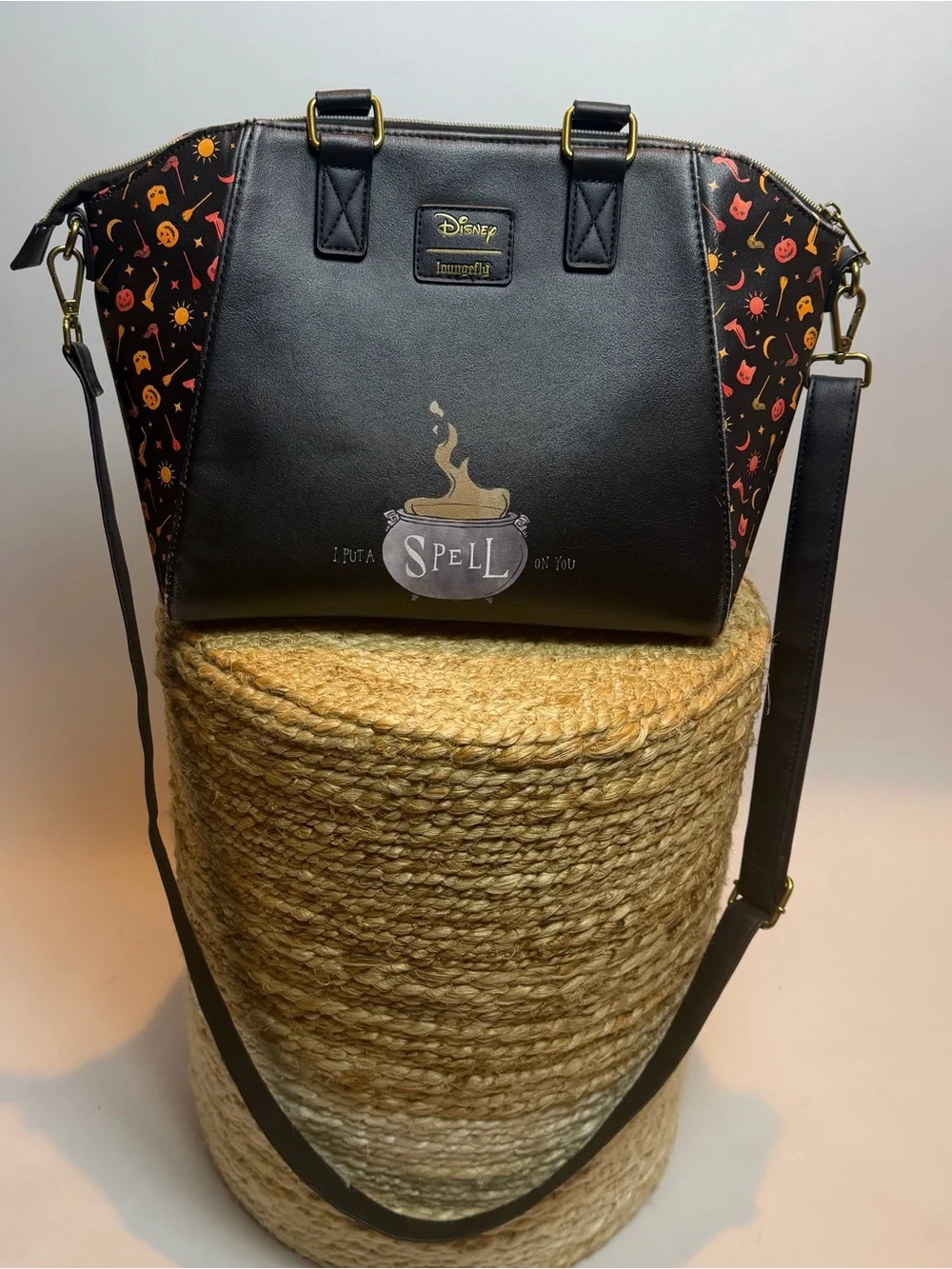 Loungefly Disney Hocus Pocus Sanderson Sisters Illustration Satchel Bag